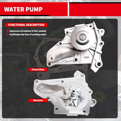Timing Belt Kit with Water Pump Replacement for: TKT-002 - size: 1987-2001 Camry
