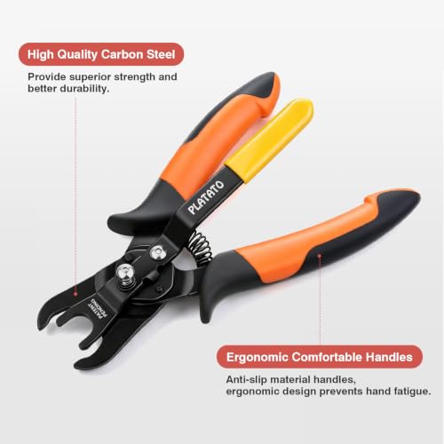 PLATATO Push to Connect Fittings Disconnect Tool Air Line Removal Tool for 3/8”, 1/2” (10-12mm) Pneumatic Air Hose Quick Connect Fittings Quick Release Pliers - size: 10-12mm