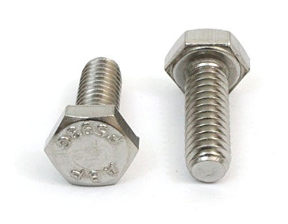 Bolt Dropper 5/16""-18 x 1 Stainless Hex Head Bolts (50 pk) - 18-8 Stainless Steel Self Tapping Sheet Metal Screws for Indoor and Outdoor Use, DIY Projects, Woodworking and More - size: 5/16"-18 x 1"