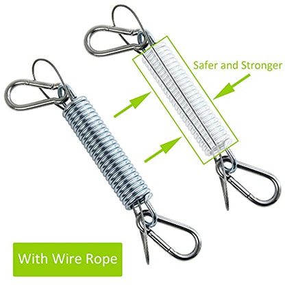 2 Pack Heavy Duty Swing Springs, 700LB Stainless Steel Porch Swings Kit