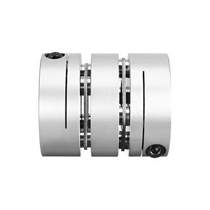 uxcell 15mmx15mm Clamp Tight Motor Shaft 2 Diaphragm Coupling Coupler - size: 15-15mm