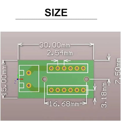 10PCS 2x6 Position Terminal Block Distribution Module, 2-Pin Screw Terminal to 2.54mm Pitch Dupont Pin Adapter Board, PCB Terminal Block Kit - size: 10 PCS