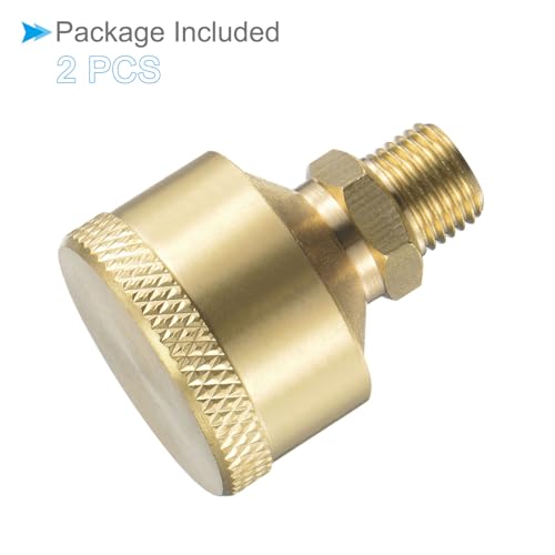 Brass Grease Oil Cup Cap, | M10x1 Thread 6ml | Oil Container Cup Oiler Lathe Machine Power Accessories - (Applications: for Industrial Lubrication), 2-Pieces - size: 6ml