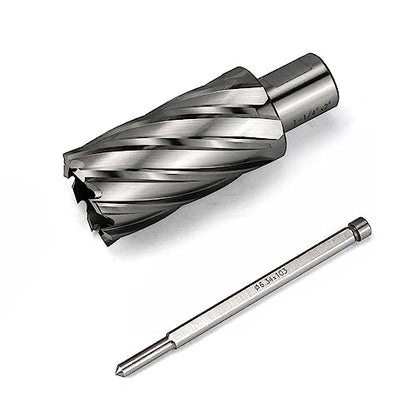 Annular Cutter JESTUOUS 3/4 Inch Weldon Shank 1-1/4 Cut Dia 2 Cut Depth