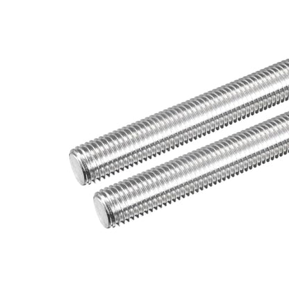 TOP-VIGOR 2Pcs M12-1.75 x 350mm Length Fully Threaded Rod, 304 Stainless Steel Right Hand Threaded Rods, Fully Studding Rod Bar for Anchor Bolts, Clamps, Hangers and U-Bolts - size: M12 x 350mm