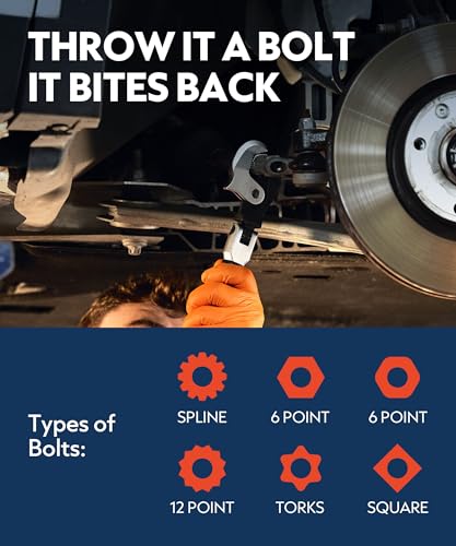 QUENCHING Self Adjusting Crowfoot Wrench, 7.5" Auto Jaw 5/16" to 11/16", 8 to 17 mm, Rust Resistant & Power Grip, Space-Saving Alternative to Wrench Sets for Car and Home Repairs - size: 7.5" Wrench
