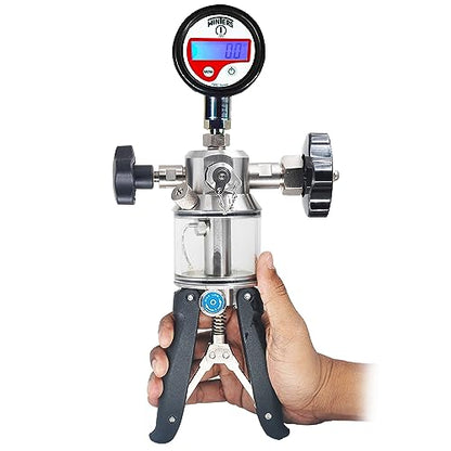 High Pressure Hydralic Hand Pump Calibrator for Field Calibration,Calibration Labs, (Range: 0 to 600 Kg/Cm2) (Only Hand Pump) Model: AI-DP1-2300 - size: Only Hand Pump