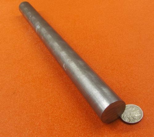 1215 Carbon Steel Round Rod 1.00" Diameter x 1 Foot Length 1 Piece