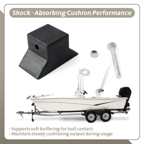 Boat Trailer Flat Bow Stop Block Compatible with Jon Boats