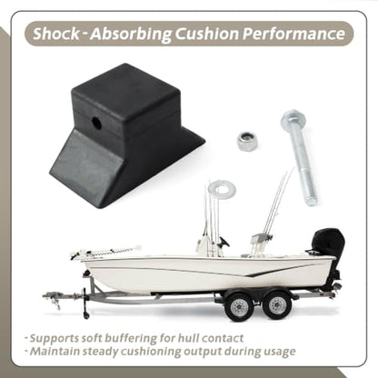 Boat Trailer Flat Bow Stop Block Compatible with Jon Boats