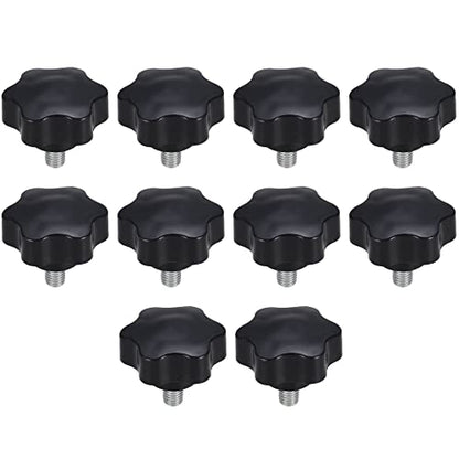 M10 x 16mm Thread Clamping Knob, Thumb Screw, Star Hand Knob Tightening Screw Knob for Machinery, 10Pcs - size: M10 x 16mm