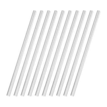 uxcell 10Pcs Round Steel Rods, 4.2mm x 100mm High Speed Steel (HSS) Aluminium Rod Steel Bar for Shaft Gear Drill Lathes Boring Machine - size: 4.2mm x 100mm