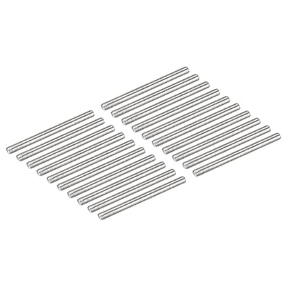 DMiotech 20 Pack M3 x 40mm Fully Threaded Rod 304 Stainless Steel Right Hand Threads Rod Bar Studs Clamps and U-Bolts - size: M3 x 40mm