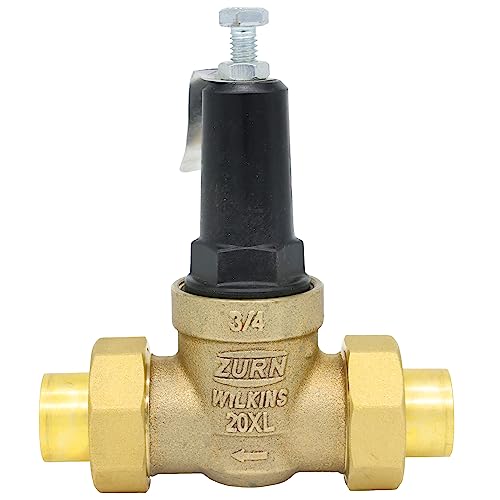 Zurn Wilkins 34-20XLDUC 3/4" 20XL Pressure Reducing Valve (Double Union Copper Sweat x Copper Sweat)