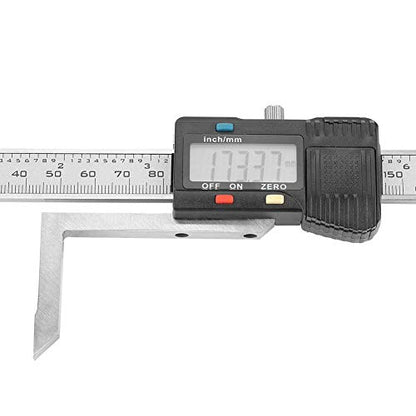 Mumusuki 0-150Mm Digital, Height, Height Caliper Height Gauge Caliper Height Aperture Depth Gauge with Stainless Steel Base