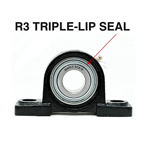MAPLE ACE 122043, 122044 Pillow Block Bearing Compatible with/Replacement for Grassshopper (Qty 1)