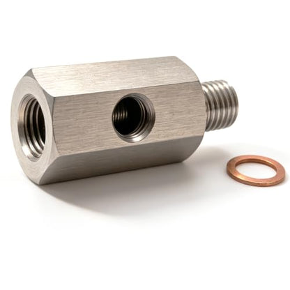 1/8 NPT Tee Oil Pressure Sensor Adapter
