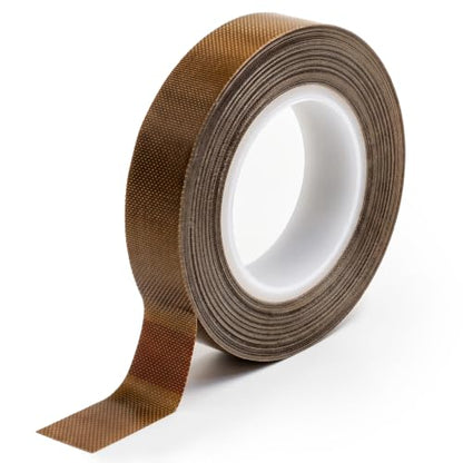 Teflone Tape for Vacuum Sealer Machine, Hand and Impulse Sealers, 1/2-inch x 33 Feet, High Temperature PTFE Fiberglass Adhesive Tape - size: 1/2 in x 33 ft