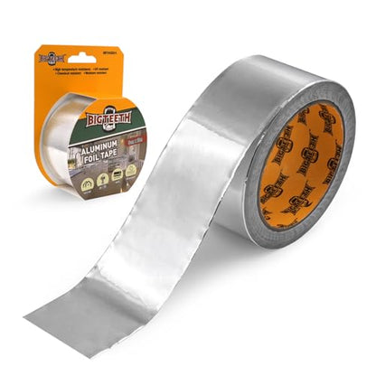 BIGTEETH Aluminum Foil Duct Tape Waterproof 2 inch x 22 Yards