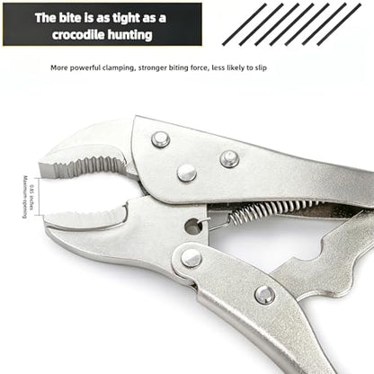 Locking Pliers, 4-inch Curved Jaw Vice Grips pliers， - size: 4-Inch