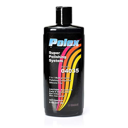 Eagle Polex Super Polishing System, 8 oz. 1-Step Polishing Compound - size: 8 oz.