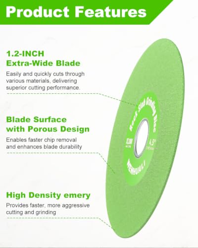 4.5 Inch 6 Pcs Diamond Rock Slab Grinding & Cutting Disc - size: 4.5 Inch(Standard)