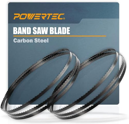 POWERTEC 59-1/4 Inch Bandsaw Blades, 1/8" x 14 TPI Band Saw Blades for Sears Craftsman, Ryobi, B&D, Skil, Protect and Tradesman 9" Band Saw for Woodworking, 2 Pack (13152-P2) - style: 59-1/4 inch x 1/8" x 14 TPI (2PCs)