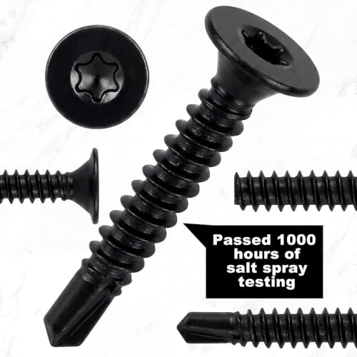Yaocom 2 lb Wood to Metal Self Drilling Screws, #10-16 x 1-1/4", 286 Pcs - color: 2 lb