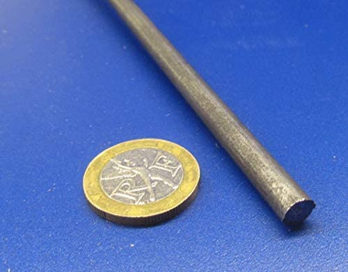 1018 Carbon Steel Round Rod .250" Diameter x 6 Foot Length 3 Pcs.