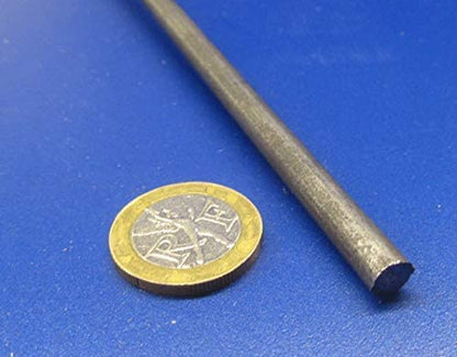 1018 Carbon Steel Round Rod .250" Diameter x 6 Foot Length 3 Pcs.