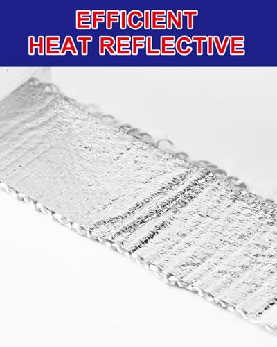 3 Pack Thick Heat Shield Tape, 1.5" x15Ft Heat Resistant Tape Roll - color: White Heat Shield Tapes *3
