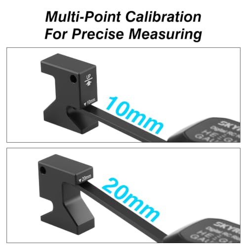 SKYRC Digital RC Ride Height Gauge, 2-38mm, 0.1mm Readout, RC Setup Tool