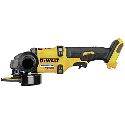 DEWALT FLEXVOLT 60V MAX* Angle Grinder with Kickback Brake, 4-1/2-Inch to 6-Inch, Tool Only (DCG418B) - color: Multi