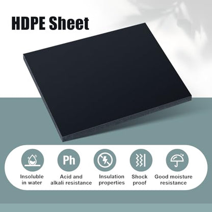 Hdpe Plastic Sheets 3/4 Thick Hard Hdpe Polyethylene Sheet, 12 x 12 Inch
