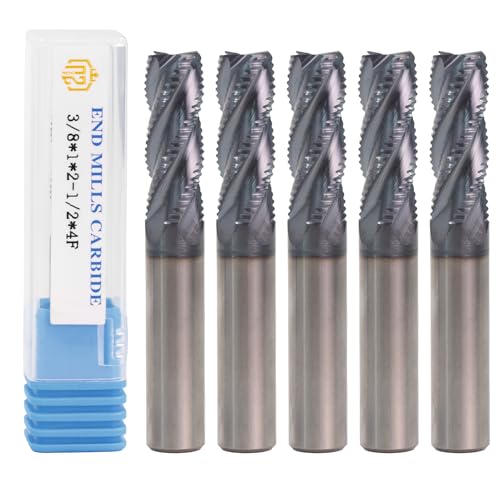 NZ 3/8" 4-Flute Roughing End Mill - size: 3/8*1*2-1/2*4F