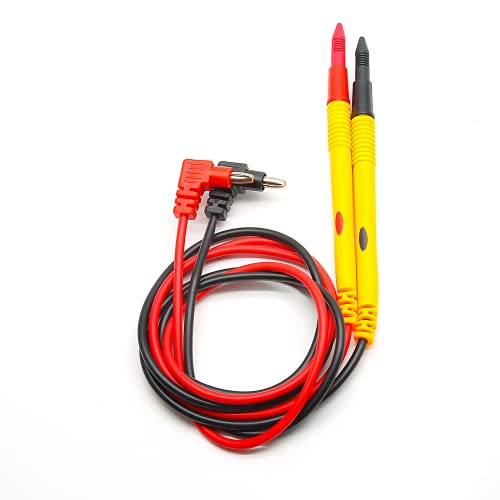 1 Pairs Digital Multimeter Test Leads Banana Plug, Voltmeter Test Probe Multimeter Probes 10A 1000V