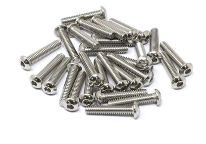 iexcell 25 Pcs 1/4-20 x 1-1/4" Stainless Steel 304 Hex Socket Button Head Cap Screws Bolts Kit - size: 1/4-20 x 1-1/4"