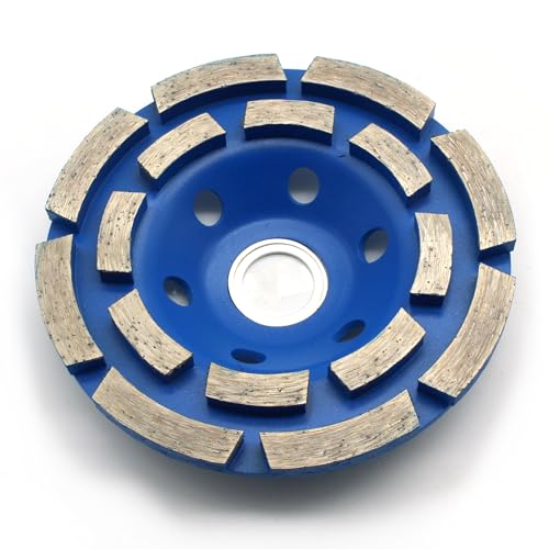 TMAX 4" Diamond Two Row Segment Grinding Wheel Disc for Marble Tile - size: 2 Row