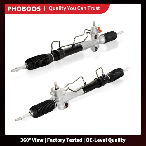 PHOBOOS Hydraulic Power Steering Rack and Pinion Fit for Mitsubishi Montero - size: 26-2165