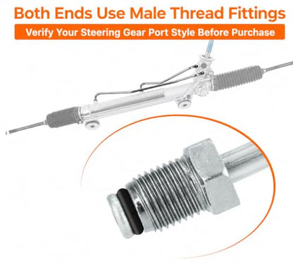 Rack and Pinion Transfer Line Compatible with RWD Chevrolet & GMC Models