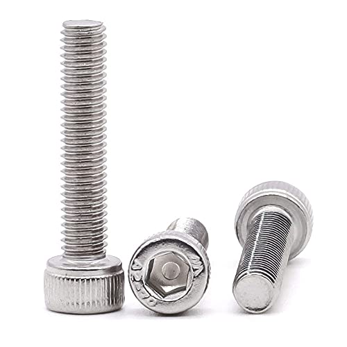 1/4-20 x 1-3/4" (25 pcs) Socket Head Cap Screws, Allen Hex Drive, 18/8 Stainless Steel 304, Full Thread, Bright Finish, Coarse Thread - size: 1/4-20 x 1-3/4"