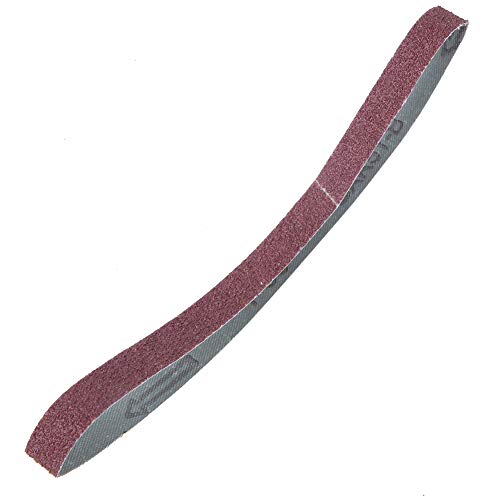Pongnas 10 PCS Aluminum Oxide Abrasive Sanding Belts GXK51-B for Woodworking and Polishing, Efficient Grinding Solution (60 mesh)