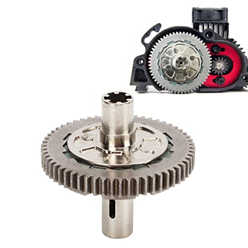 57 Tooth 0.8 Mod Slipper Set Metal Steel Slipper Clutch Spur Gear Compatible with Arrma 1/10 Granite and 1/8 RC Cars for Smooth Drivetrain Upgrades Silver