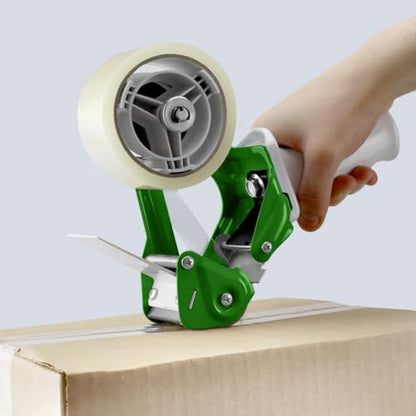 TAPEWELL Heavy Duty Metal Frame Packing Tape Dispenser Gun, 2 inch, Green - color: Green, size: 2 Inch