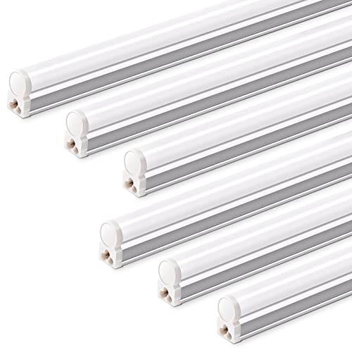 Barrina T5 3FT LED Shop Light, 1900lm, 5000K Daylight White, 16W, 6 Packs - color: 5000k Daylight White, size: 3 Feet