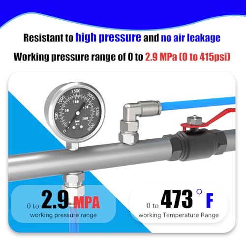 3-PACK 1/2" Tube OD x 1/4" NPT Thread Male Elbow 304 Stainless Steel Push to Connect Fittings,PL-1/2-N2 Pneumatic Quick Connect Air Line Hose Fittings - size: 1/2"OD x 1/4"NPT