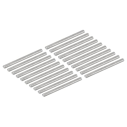 DMiotech 20 Pack M3 x 45mm Fully Threaded Rod 304 Stainless Steel Right Hand Threads Rod Bar Studs Clamps and U-Bolts - size: M3 x 45mm