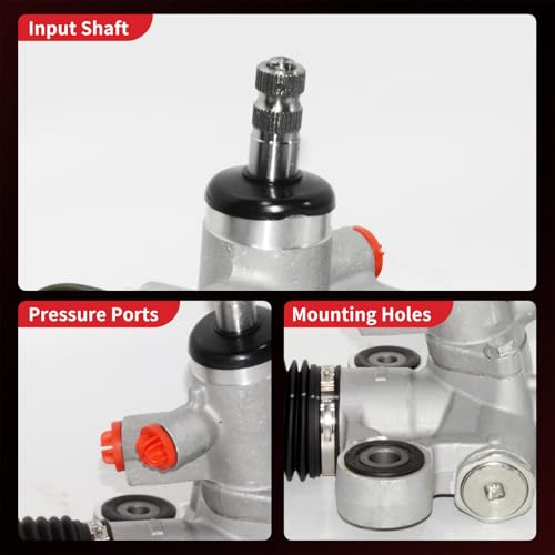 PHOBOOS Hydraulic Power Steering Rack and Pinion Fit for Honda & Acura - size: 26-2750