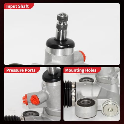 PHOBOOS Hydraulic Power Steering Rack and Pinion Fit for Honda & Acura - size: 26-2750