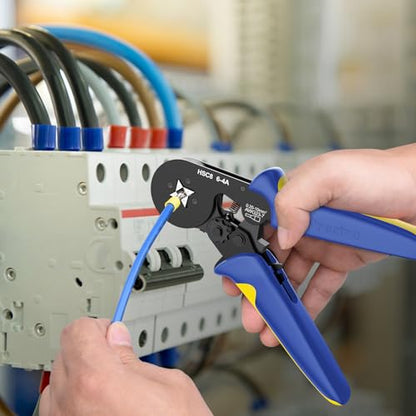 Preciva Ferrule Crimping Tool with 2000Pcs Wire Connectors, AWG23-7 - color: Blue